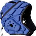 COOLOMG Soft Shell Flag Football Helmet 7v7 Rugby Helmet Scrum Cap Soccer Padded Headgear Adjustable Head Protector for Youth Kids Adults