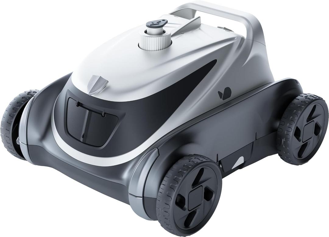 (2026 Upgrade) BUBLUE B10P Cordless Pool Vacuum for Above Ground Pool, 140-Min Runtime, Self-Parking Robotic Pool Cleaner with Bluehole Suction, DirtLock 2.0, Dual Motors for Pools Up to 1,076 Sq.Ft