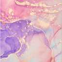 Fashion Clipboard, A4 Letter Size Wooden Decorative Clipboards for Teacher, Nurse, Doctor,Student and Kids, Cute Design for Standard Size 12.2" x 8.9" (C-Pink Purple Marble)