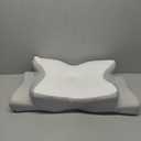 Cervical Neck Pillow for Sleeping, Ergonomic Memory Foam Pillows Pain Relief Pillow for Neck and Shoulder Support, Odorless Bed Pillow with Cooling Pillowcase for Side Back Sleeper