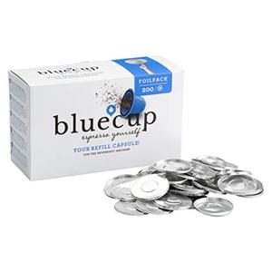 BLUECUP Lids for Bluecup Reusable Capsules [200 pcs]