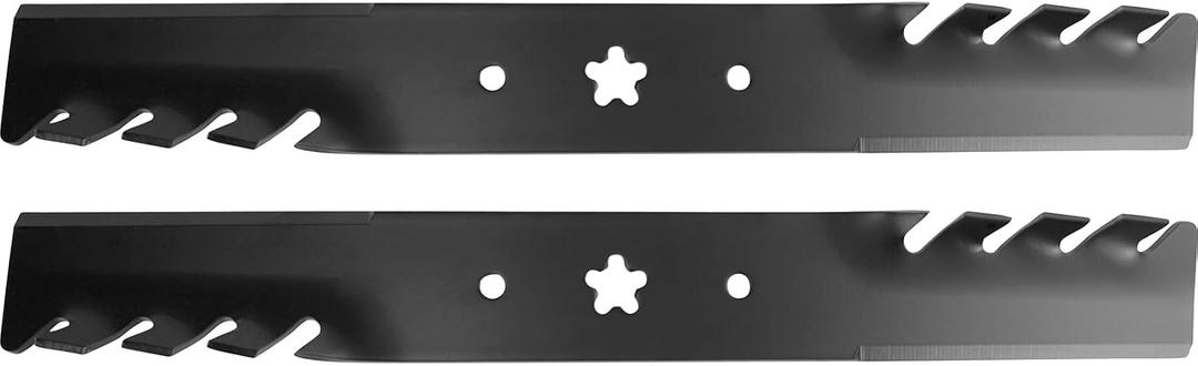 OCPTY Mulching Blades 38 inch Deck Mower Blades for AYP 12784 127842 134148 for Poulan 134148 138497 532127842 for Craftsman 127842 134148 138497 for Husqvarna 532127842 532134148 532138497, 2 pack