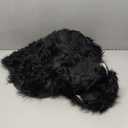 Ashler Faux Fur Rug, Black Area Rugs, Fluffy Sheepskin Fur Rug, Fuzzy Ultra Soft 2 x 6 Ft Rugs, Machine Washable Shag Rug, Nursery Throw Rugs for Bed, Living, Kids Room