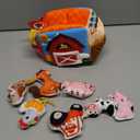 Baby Toys 6-12 Months - Soft Barn Toy with Stuffed Farm Animals, Rattle Montessori Toys for 6 Month Old Baby 1 Year Old Boy Girl Gifts Toddlers Sensory Toy for 1-3 Baby Birthday Gifts