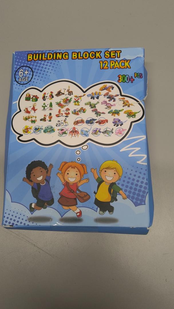 Building Block Set 12 Pack 300 Pcs Age 6+