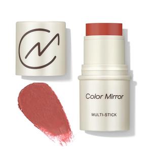 Color Mirror Multi-Use Makeup Stick - Blush, Lipstick, Eyeshadow & Highlighter For All Skin, Buildable Color, Long-Lasting, Lightweight, Natural Soft Finish(17 Passion Fruit Matte), 0.158 oz, Pack Of 2