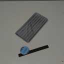 2 PCS Water Absorbent diatomite Coasters, 8.3" x 4" Water Absorbing Stone Tray for Sink, Stone Drying mat for Kitchen Counter, Stone soap Tray Used for Hand Soaps & toiletries & Plants (Dark Grey)