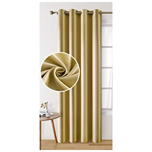 HMONG Champagne les Decor Curtains 30x70 HMONG Champagne les Decor Curtains 30x70