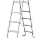 52" Above Ground Pool Ladder with Platform, Ladder for Above Ground Pool