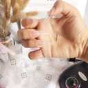 2 x MPNETDEAL 500Pcs Coffin Nails Long Ballerina False Nail Tips Full Cover Fake Artificial Acrylic Nails Extension Tips 10 Size for Nail Salon or Home Use DIY Nail Art Size (Clear)