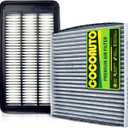 COCOAUTO Engine &Cabin Air Filter Kit for CRV (2017-2022) 1.5L L4 Only, Civic (2016-2021) 1.5L, Replace 172205AAA00, XA10498, 80292TF0G01