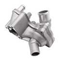 1 Set SHLPDFM Aluminum Metal Thermostat Housing Assembly With Sensor 2L2Z8592AA, 2L2Z8592BA Compatible with Ford Mustang Explorer Mercury Mountaineer 4.0L V6 2002-2010