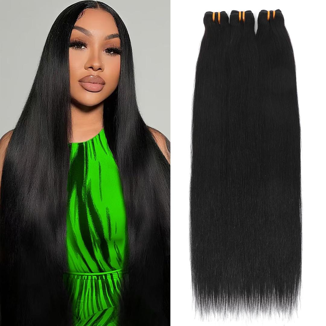 16A Raw Straight Bundles Human Hair 3 Bundles,20 20 20 Inch,Triple Lifespan,Burmese Virgin Remy Hair Extensions,No Tangle Shedding