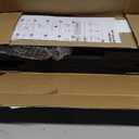 BAYKA Wall Mounted Floating Shelves, Wood Floating Wall Shelf for Books & Decor, Small Space-Saving Display & OrganizerBlackSet of 4 (Black Board & Black Brackets)