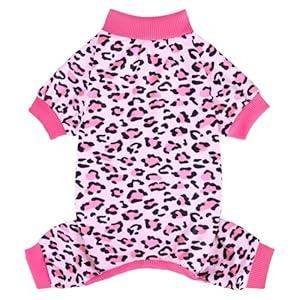 XPUDAC Dog Pajamas for Girl Boy Cute Comfy Puppy Pjs Doggie Clothes Cat Pet Jammies Outfit, 213-XS