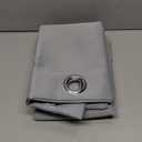 ChrisDowa Grommet Blackout Curtains for Bedroom and Living Room - 2 Panels Set Thermal Insulated Room Darkening Curtains (Light Grey, 42W x 63L)