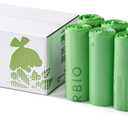 SUPERBIO 33 Gallon Compostable Yard Waste Bags, Lawn & Leaf Bags, Extra Thick 1.57 Mil (120 Count Bulk), BPI and OK compost INDUSTRIAL