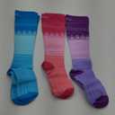 FITRELL 3 Pairs Compression Socks for Women and Men 20-30mmHg-Circulation Support Socks, Size S/M