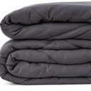 WONAP Weighted Blanket for Adults - 60"x80",20lbs Queen Size - Premium Microfiber Material Heavy Blanket with Glass Beads - All-Season Comfort Breathable Cooling Weighted Blankets - Dark Grey