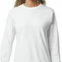 Gildan Adult Ultra Cotton Long Sleeve T-Shirt, Style G2400, Multipack (White, XXL)