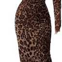 Narecte Maxi Dresses for Women Mesh Ruched Bodycon Long Sleeve Back Zipper Evening Party Dress Fall Dresses Medium