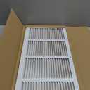 24x10 Return Air Grille (Duct Opening Size), Air Return Vent Cover, AC Vent Cover, Cold Air Return Vent Cover, Flat Return Air Grilles, Outer Dimensions:25.75"W x 11.75"H (24"Wx10"H, Duct Opening)