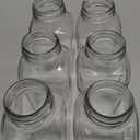 AuroTrends 12 oz Glass Bottles with Lids 6Pack, 360ml Glass Bottles for Juicing, Water, Kombucha - Portable Juicing Bottles Reusable for Juice/Coffee/Milk/Kombucha Storage