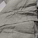 Bedsure Comforter Set King Size - Cotton Fabric with Microfiber Inner Fill, Grayish Olive Green PureWoven Bed Set for All Seasons, 3 Pieces, 1 Comforter (104" x 90") and 2 Pillow Cases (20" x 36")