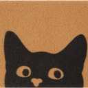UINI Door Mat Outdoor Indoor Welcome Mats, Cute Cat Front Doormat, Non Slip Durable Entrance Rugs for Front Door, Inside Outside Entry, Porch, Resist Dirt, 17" x 30", Easy to Clean (1'5" x 2'6" (Rectangular))