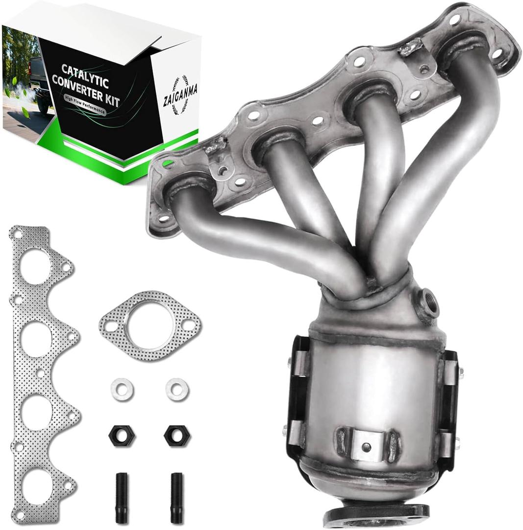 Upgrade Catalytic Converter W/Gasket Kit Compatible with 2012 2013 2014 2015 2016 2017 Hyundai & Kia - Accent, Veloster Rio Soul L4 1.6L Replace #674 891, 285102BEF1 Direct-fit(EPA Compliant)