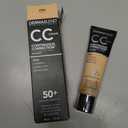 Dermablend Continuous Correction Tone-Evening CC Cream Foundation SPF 50+, Full Coverage Foundation Makeup & Color Corrector, Oil-Free