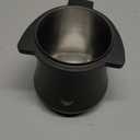 Coffee Dosing Cup 54mm For Breville Espresso Machine Portafilter Stainless Steel Espresso Dose Cup With Grinder Activating Tab (Black)