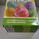 PAAS Camo Egg Decorating Kit Easter Egg Dye Kit with 276 Stickers, 8 Food-Safe Dye Tablets, Egg Dipper, Stands & Drying Tray