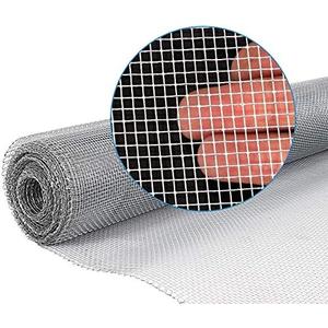 AMAGABELI GARDEN & HOME 36in x 50ft 1/8 inch Hardware Cloth 27 Gauge Galvanized Steel Chicken Wire Mesh Roll Fence Mesh for Bee Screen Plant Supports Poultry Netting Square Snake Fencing Gopher