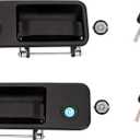 Front Exterior Door Handle with Keys, 1 Pair Outside Left & Right Side Door Handle Set, fits for Volvo VNL Truck, fits for Volvo VHD VN 2004-2018, OE# RH-20398467, LH- 20398466