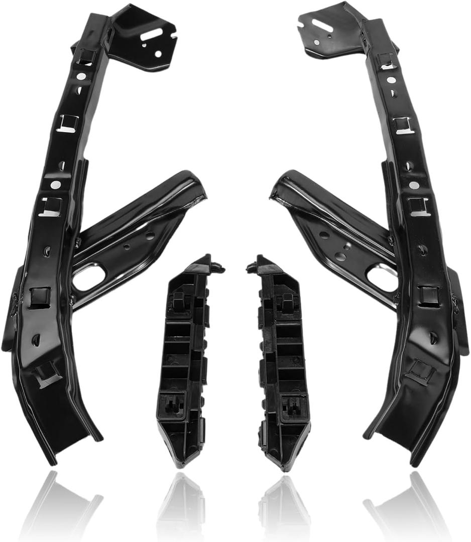 4Pcs Front Headlight and Bumper Bracket Mount Support Retainer