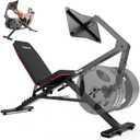 PASYOU Adjustable Weight Bench Leg Press Machine for Home Gym
Foot Plate Weight Bench with Leg Press, Compact Fitness Bench for Glutes, Quads, Compatible with 1'' and 2'' Weight Plates