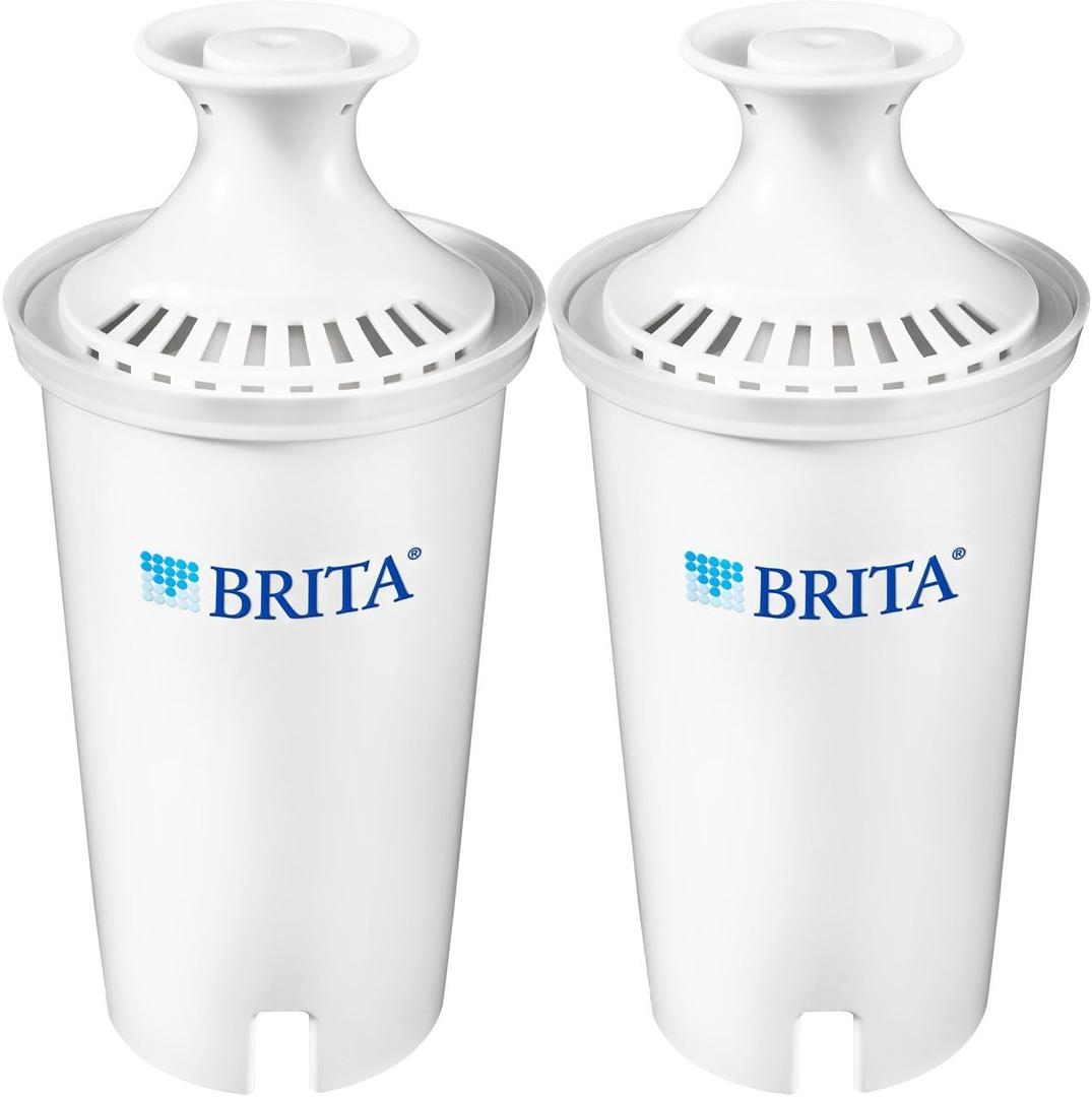 Brita Standard Water Filter, Standard Replacement Filters for Pitchers and Dispensers, BPA Free - 2 Count