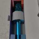 Amazmic Kids Karaoke Microphone Machine Toys for Girls Bluetooth Microphone with LED Light, Birthday Gift for Girls Boys 3 4 5 6 7 8 9 10 11 12 Year Old Kids Toys(Blue)