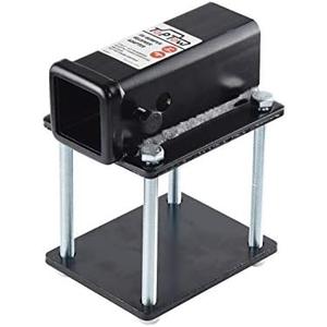 TOPTOW RV Bumper Hitch Receiver 63801 for 4 inch to 4.5 inch Beams, 2 inch Receiver Opening, Fits for Bike Racks, Cargo Carriers Camper-on