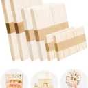 Popsicle Sticks for Crafts Ice Cream Sticks Craft Sticks Bulk 300 Pcs, 3 Mixed Sizes Jumbo Popsicle Sticks Bulk and Small Popsicle Sticks, Wooden Sticks for DIY, Regular Size