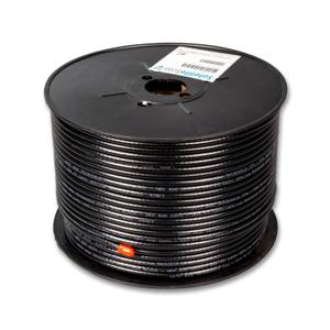 SatelliteSale RG-6 Trishield NEC 820 CATV HFC Coaxial Cable PVC Black 500 feet