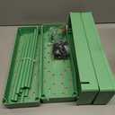 SPACEKEEPER Slim Rolling Storage Cart 4 Tier Bathroom Organizer Utility Cart Mobile Shelving Unit Tower Rack for Kitchen, Laundry Room, Bathroom, Narrow Places, Green