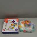 Lynncare Adjustable Arch Bassinet Toys for Infant & Toddlers, Stroller Arch, Baby Crib Toys with Fascinating Hanging for Stimulating Babys Senses and Developing Motor Skills (Set5)