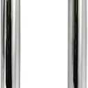 8" Shower Door Handle, Shower Glass Door Pull Back to Back Handle Compatible with 1/4" to 1/2" Thickness Glass for Frameless Shower Doors, Chrome Finish with 304 Stainless Steel (Satin Nickel)