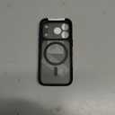 TOCOL for iPhone 17 Pro Case, Compatible with Magsafe, Full Camera Protection, Built-in Magnetic Ring, Drop Protection, Translucent Matte Phone Case for iPhone 17 Pro 6.3 inch (Black)