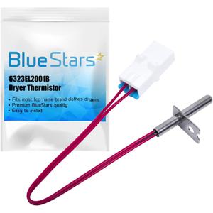 BlueStars 6323EL2001B Dryer Thermistor Assembly  Compatible with LG & Kenmore Dryers  Replaces 6323EL2001H AP4441539 PS3529026 DLE0442W DLE2512W DLE2514W DLE3733S DLE3777W DLE5932S DLE7177RM
