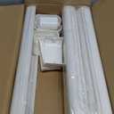 Mini Split Line Set Cover, 4 7.5 Ft PVC Line Set Cover Kits for Outside Ductless Mini Air Conditioners and Heat Pumps with Flexible Duct