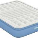 Simmons Lumbar Firm Tri-Zone Air Mattress with Built-in Pump and Extra Lumbar Support: Queen