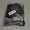 Large Nylon Hobo Bag Women Crescent Shoulder Bag Vintage Tote Bag Casual Shopper Handbag for Women (Black)